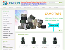 Tablet Screenshot of camoclothtape.com